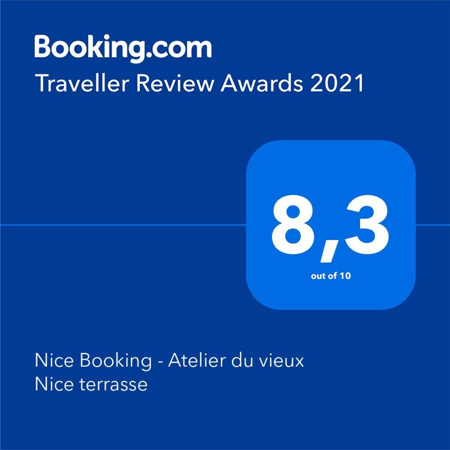 Nice Booking - Atelier Du Vieux Nice Terrasse Exteriér fotografie